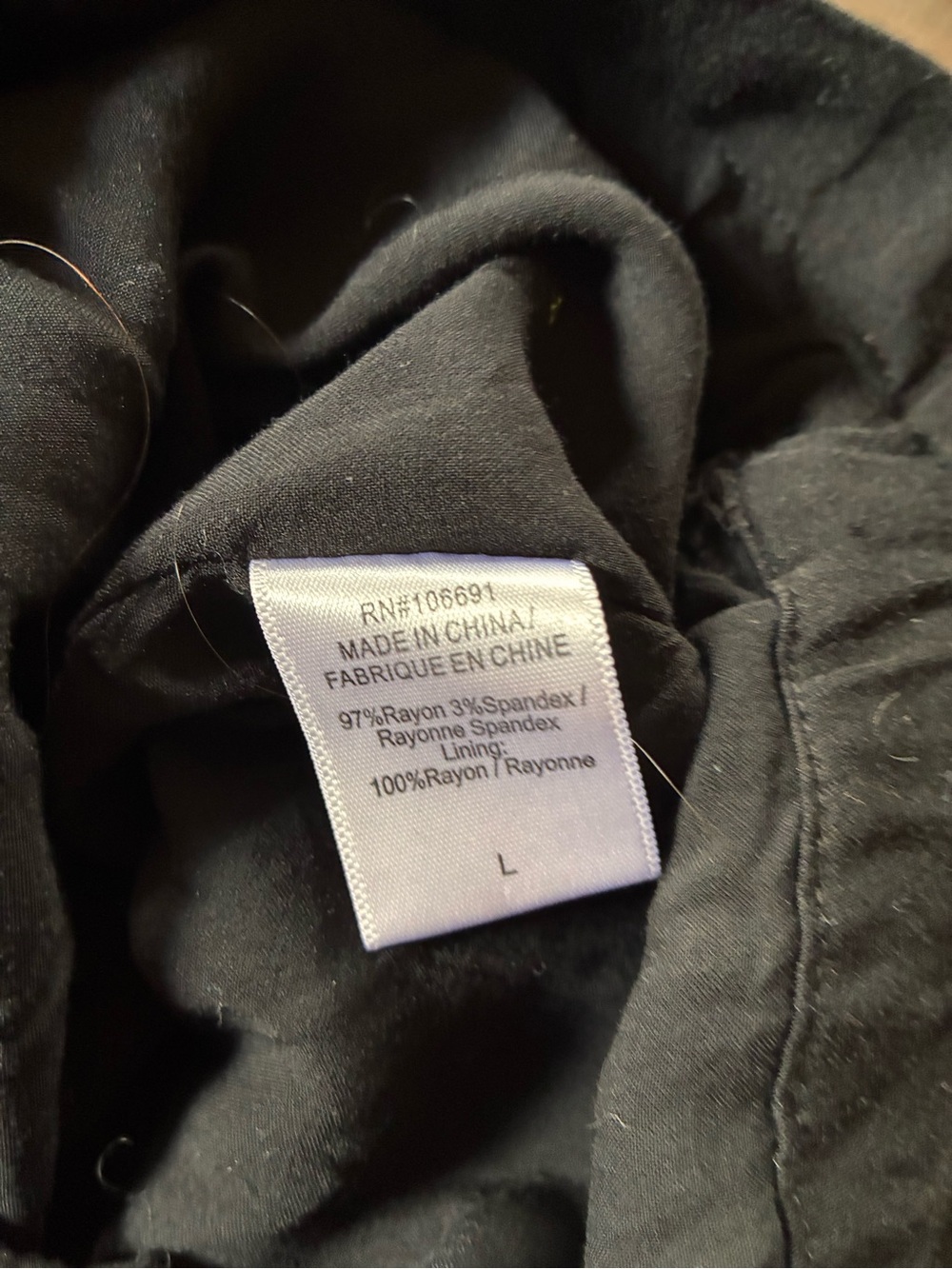Black Ruched-Sleeve Bomber Jacket - Picture 6 of 6